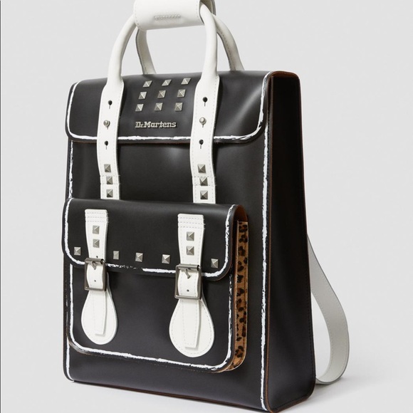 Dr. Martens Handbags - Dr Martens Studded Leather Biker Backpack